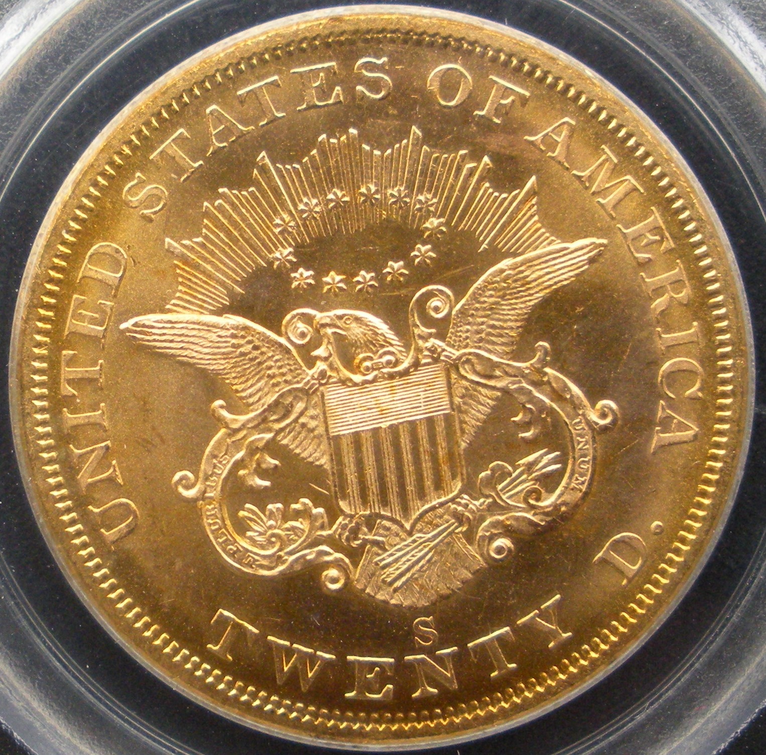 1857-S $20 Liberty S.S. Central America PCGS MS65 CALL FOR AVAILABILITY ...